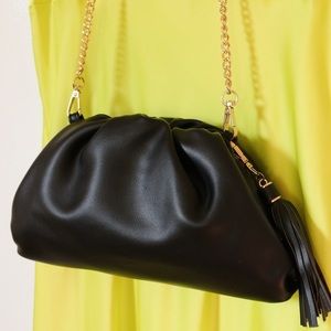 NEW Understated Leather clutch